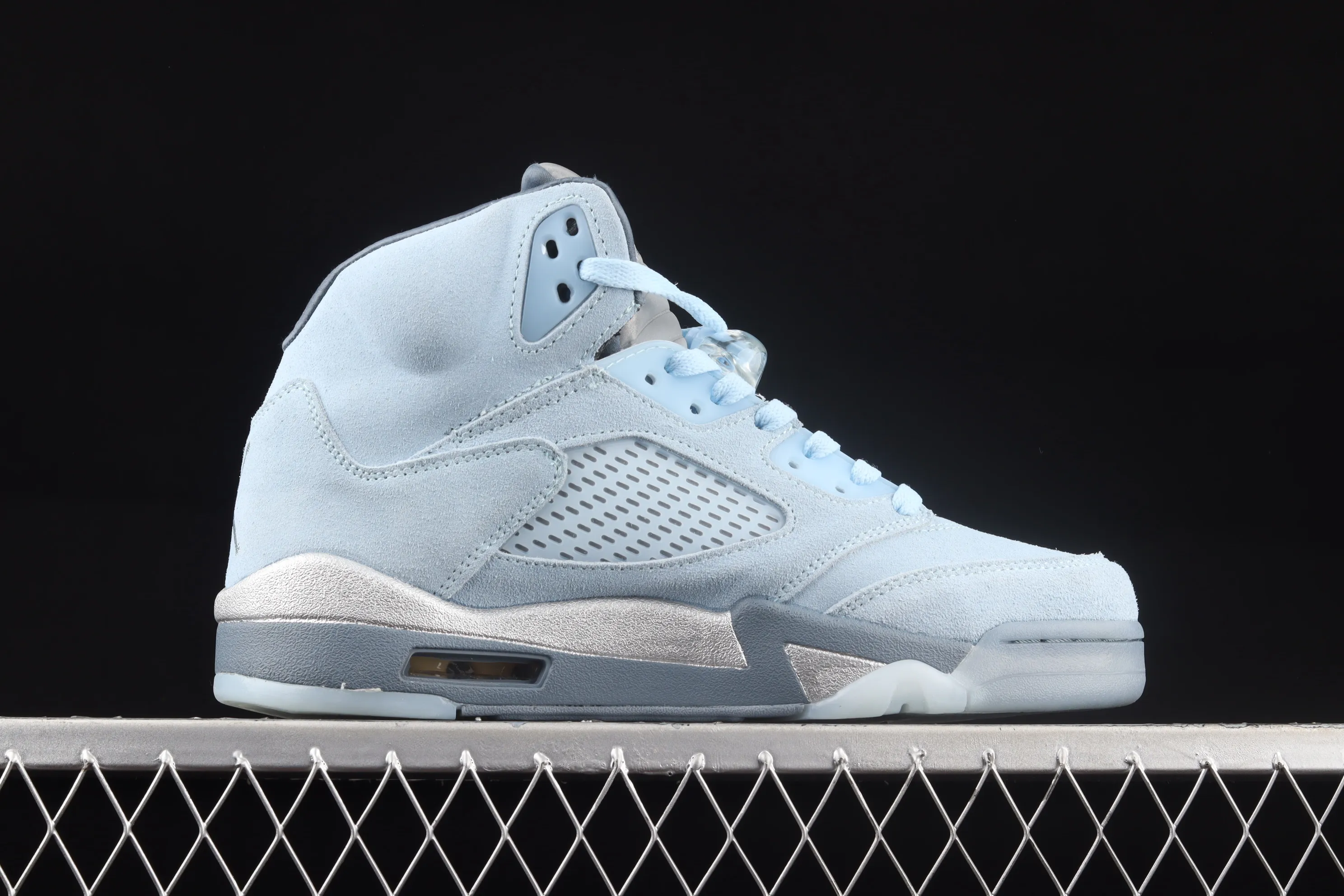 All categories Air Jordan Jordan series basketball shoes Air Jordan 5 Air Jordan 5 Retro "Bluebird" AJ5 Joe Lake Blue DD9336-400